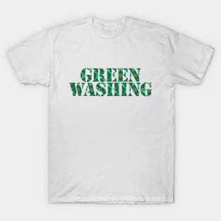 Typography Greenwashing T-Shirt